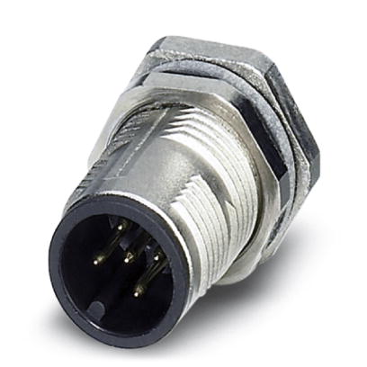 Phoenix Contact M12 Receptacle; SACC-DSI-MS-5CON-M12 SCO; Male; 5-Pin; A - Standard Key; Rear Mount; PCB